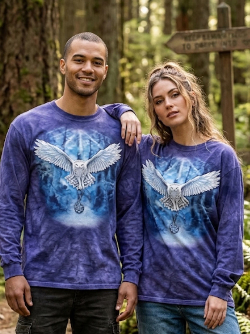 Snow Owl long sleeve the mountain shirt size 2XL